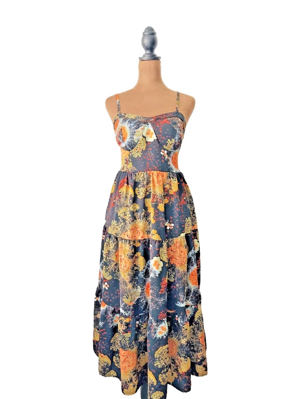 Black Adjustable Strap Dress